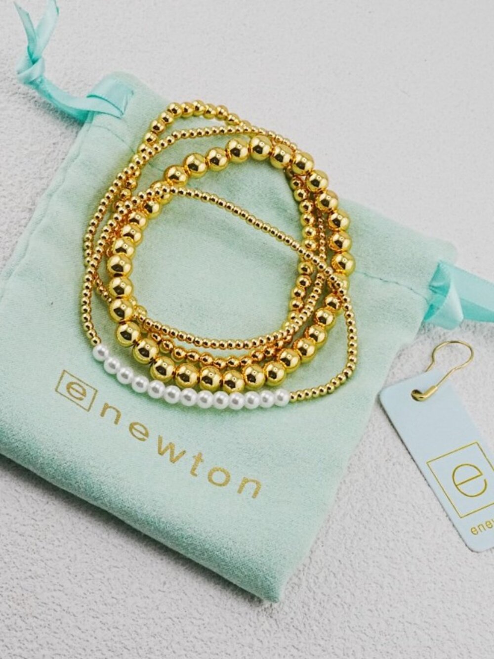 Enewton Gold Four-Piece Bracelet Set